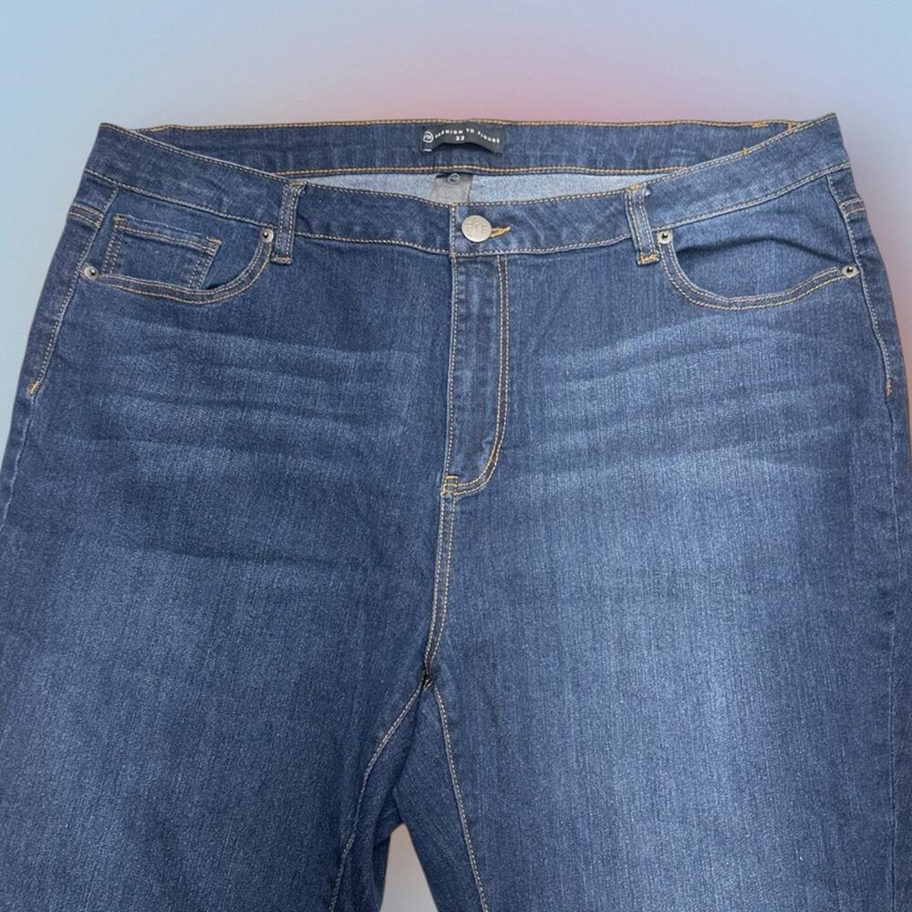 FASHION TO FIGURE Women’s 22 Skinny Blue Jeans